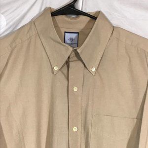 Tommy Hilfiger Ithaca Men's Tan Dress Shirt